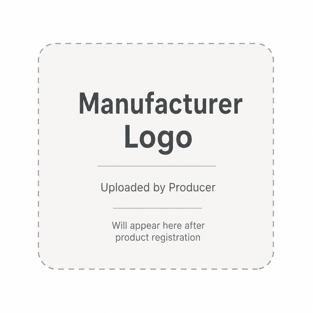 Manufacturer logo placeholder