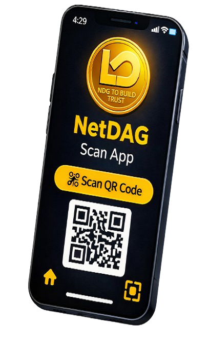 NetDAG Scan App phone preview